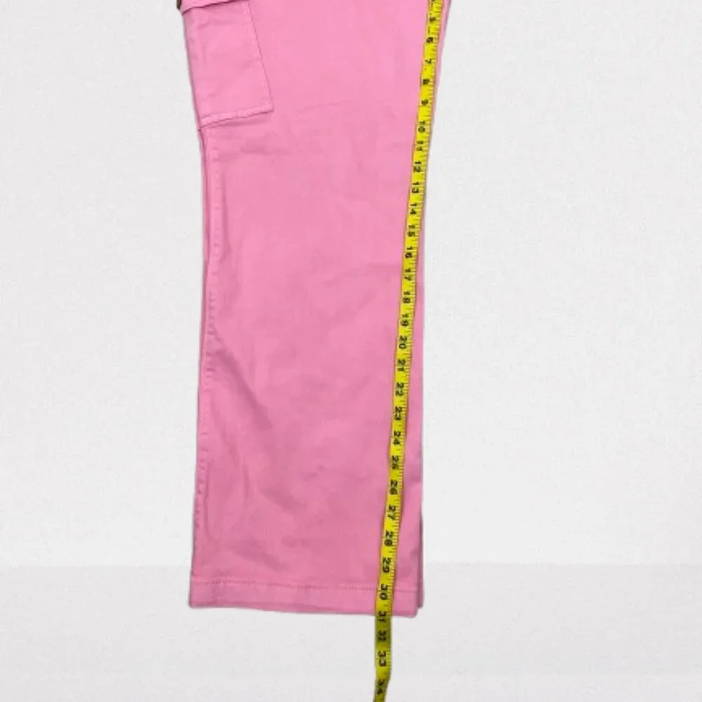 Judy Blue NEW Garment Dyed Cargo Jeans Size 14W Pink - Picture 9 of 10